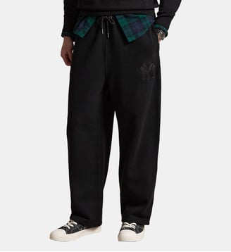 Jogging NY droit en coton mélangé signature - Polo Ralph Lauren - Noir