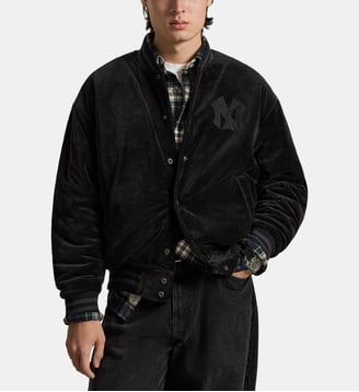 Blouson Yankees en velours - Polo Ralph Lauren - Noir