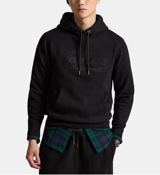 Sweat droit à capuche imprimé - Polo Ralph Lauren - Noir