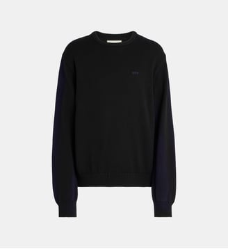 Pull Side Fade Knit - Arte - Navy