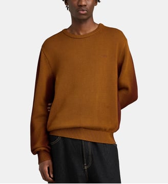 Pull Side Fade Knit - Arte - Marron foncé et marron