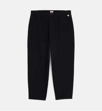 Pantalon chino à 2 pinces Milleraies coton - Armor-Lux - Noir