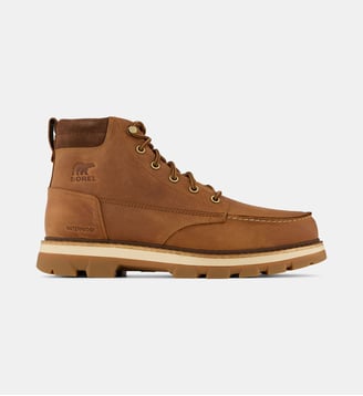 Boots imperméables Lark 47 Moc Toe WP en cuir - Sorel - Tabac