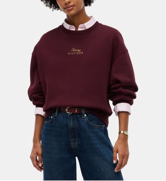 Sweat-shirt Fleece - Tommy Hilfiger - Bordeaux