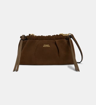 Sac Crossover cuir - Tommy Hilfiger - Marron
