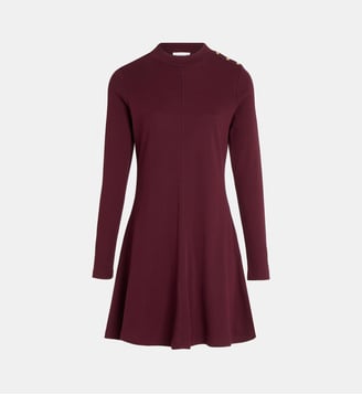 Robe mi-longue ajustée Cody F&F - Tommy Hilfiger - Prune
