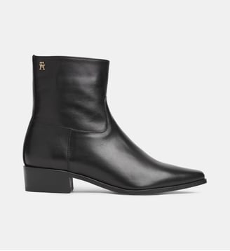 Bottines cuir - Tommy Hilfiger - Noir