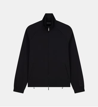 Sweat droit col montant zippé - Emporio Armani - Noir