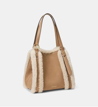 Sac à main Signature en cuir - Lauren Ralph Lauren - Camel