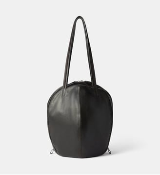 Sac Hobo Helmet Bag - Lemaire - Chocolat noir