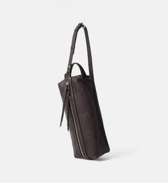 Sac porté épaule Care - Lemaire - Chocolat noir