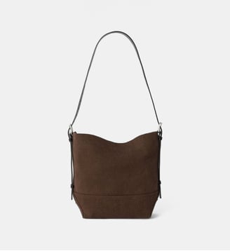 Sac cabas Small Belted - Lemaire - Chocolat noir
