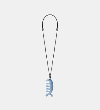 Collier Beluga Gua Sha - Lemaire - Gris et bleu