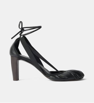 Ballerines à Talon Pedille 80 mm - Lemaire - Black
