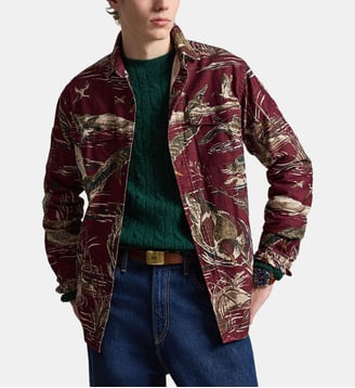 Chemise droite en coton à col classique - Polo Ralph Lauren - Rouge