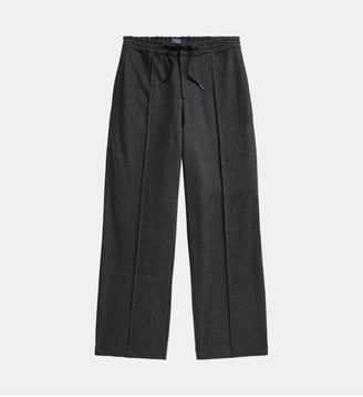 Pantalon droit Lucien en laine mélangée - Polo Ralph Lauren - Noir