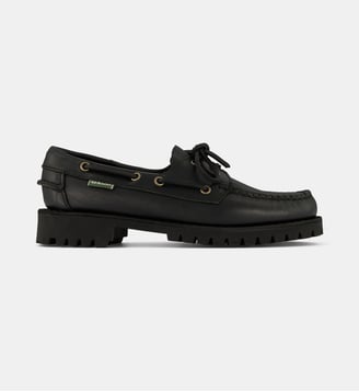 Mocassins bateau Ranger Waxy cuir  - Sebago - Noir
