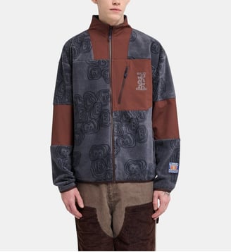Veste zippée Fleece - Element - Bleu et bordeaux