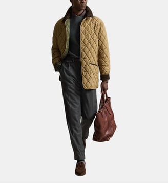 Veste droite matelassée signature - Polo Ralph Lauren - Brun