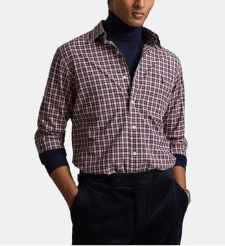 Chemise en popeline écossaise - Polo Ralph Lauren - Multicolore