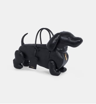 Sac à main Hector en cuir - THOM BROWNE - Black