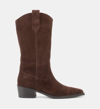 Bottes Kelsey en croûte de cuir - Vagabond Shoemakers - Marron