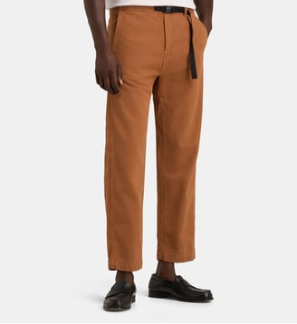 Pantalon droit coton canvas Easy - Woolrich - Bison