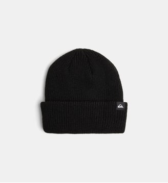 Bonnet en maille à revers logo - Quiksilver - Noir