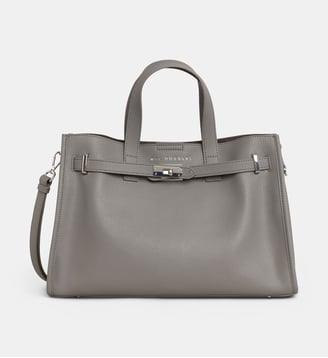 Sac cabas Tote Land grainé  - Mac Douglas - Gris