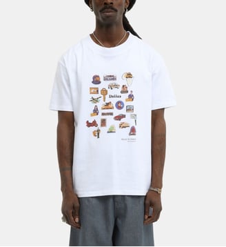 T-shirt à manches courtes Pins - Walk In Paris - Blanc