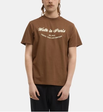 T-shirt Fitted Hermitage - Walk In Paris - Marron