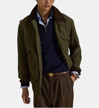 Pull col polo en laine lavable - Polo Ralph Lauren - Bleu marine