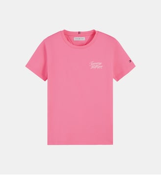 T-shirt Script - Tommy Hilfiger - Rose