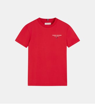 T-shirt droit - Tommy Hilfiger - Rouge