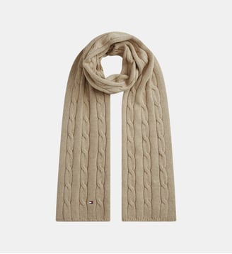 Écharpe Essential Cable - Tommy Hilfiger - Beige