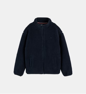 Sweat-shirt zippé - Tommy Hilfiger - Bleu marine