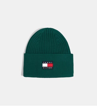 Bonnet Heritage drapeau - Tommy Hilfiger - Vert foncé
