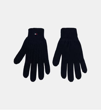Gants Cable - Tommy Hilfiger - Bleu marine