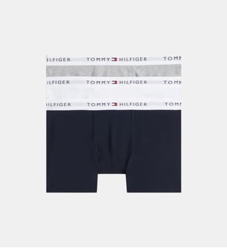 Lot de 3 boxers - Tommy Hilfiger - Bleu et gris