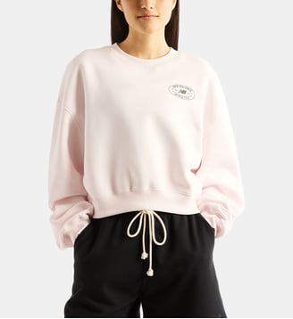 Sweatshirt Reimagined Fleece - New Balance - Rose pale