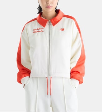 Veste Sport Legacy Stadium  - New Balance - Écru et rouge