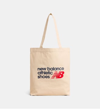 Sac tote Graphic coton - New Balance - Écru
