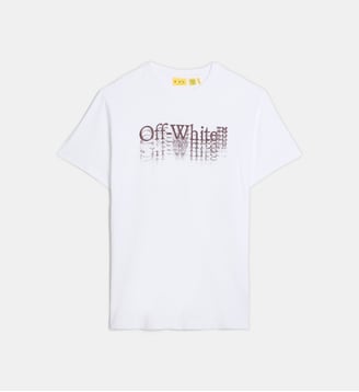 T-shirt droit à manches courtes en coton - Off White - Blanc