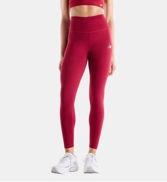 Legging Harmony High Rise - New Balance - Rouge foncé
