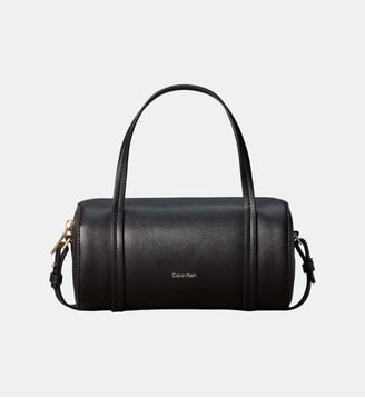 Sac polochon enduit - Calvin Klein - Noir