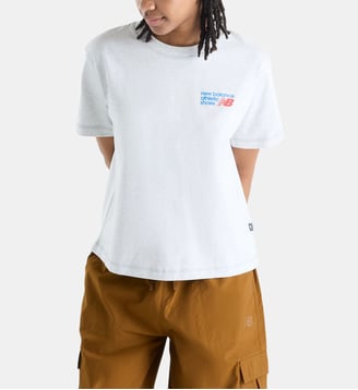 T-shirt Logo Relaxed - New Balance - Gris