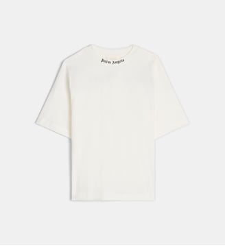T-shirt droit coton - Palm Angels - Coconut