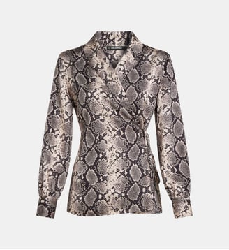 Top blouse tailleur - Karl Lagerfeld - Python