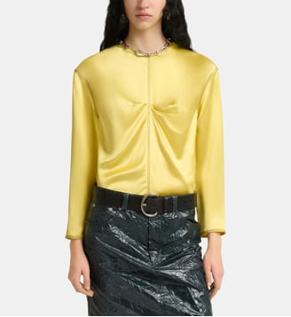 Top droit en coton  - Marni - Jaune