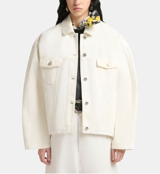 Veste droite en coton - Marni - White
